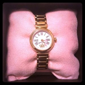 Juicy Couture Watch Gold size o/s new with box.